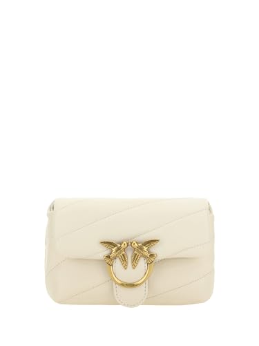 Pinko Damen Love Baby Puff C Sheep Nappa Tasche, Z14q_Seide-Antik-Gold im Sale